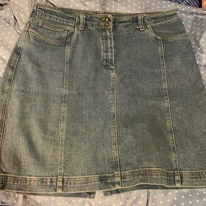 Jones Sport Blue Jean Skirt